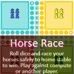 Play cá ngựa (Horse Race) Dice Ludo Game Online